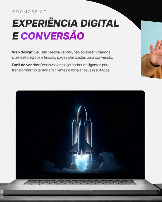 Peça de social media produzida pela Domos para Domos Company
