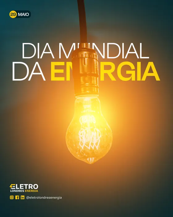 Peça de social media produzida pela Domos para Eletro Londres