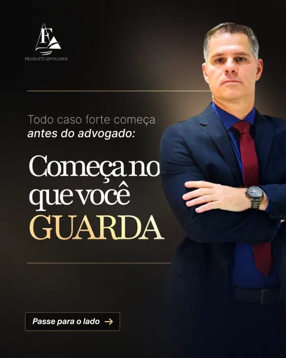 Peça de social media produzida pela Domos para Frassatti Advogados