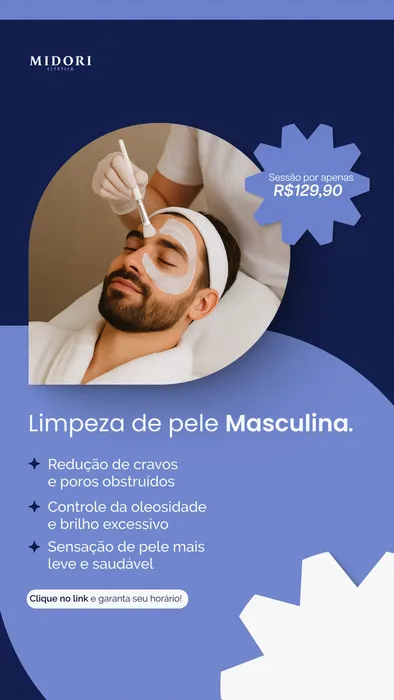 Peça de social media produzida pela Domos para Midori Estética