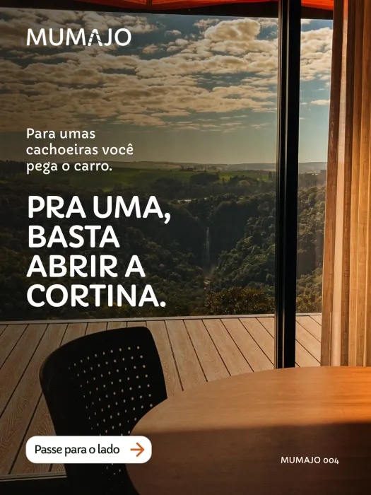 Peça de social media produzida pela Domos para Mumajo Cabanas