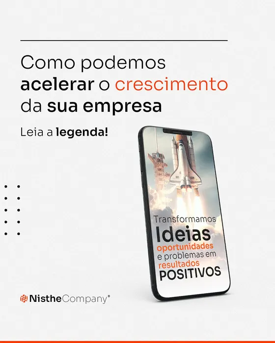 Peça de social media produzida pela Domos para Nisthe Company