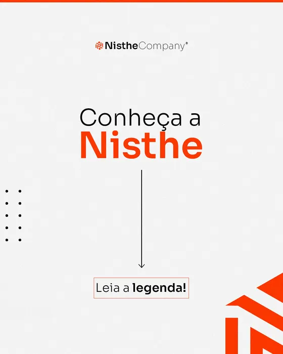 Peça de social media produzida pela Domos para Nisthe Company