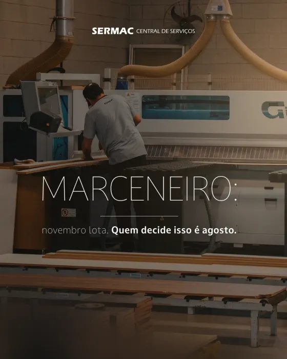 Peça de social media produzida pela Domos para Sermac