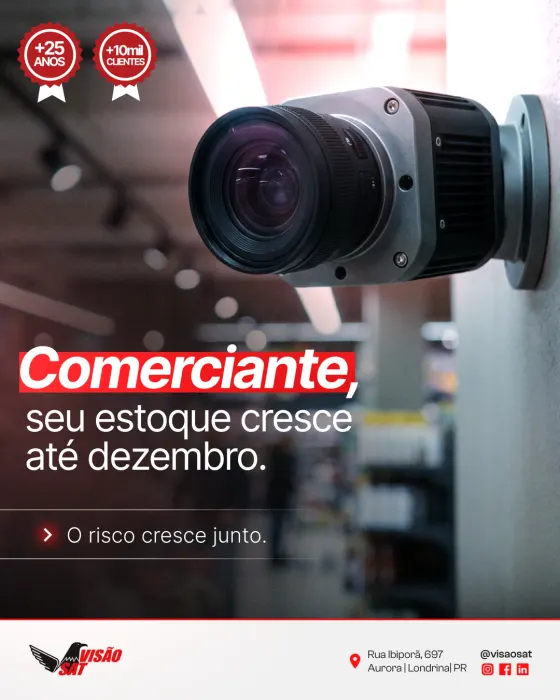 Peça de social media produzida pela Domos para Visão Sat