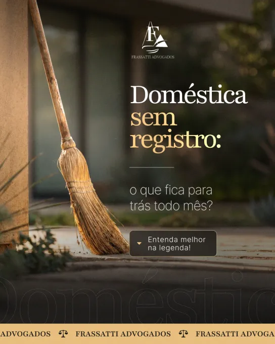 Post de advocacia produzido pela Domos para Frassatti Advogados