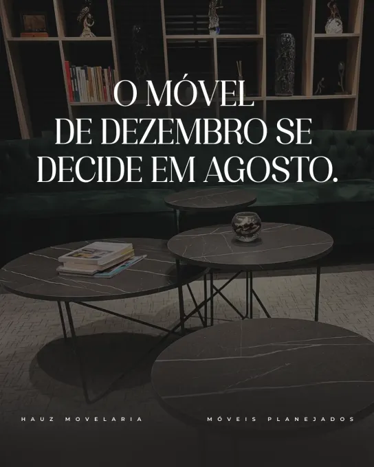 Post de móveis planejados produzido pela Domos para Hauz