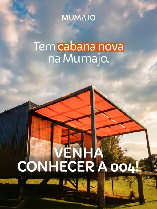 Post de hospedagem produzido pela Domos para Mumajo Cabanas